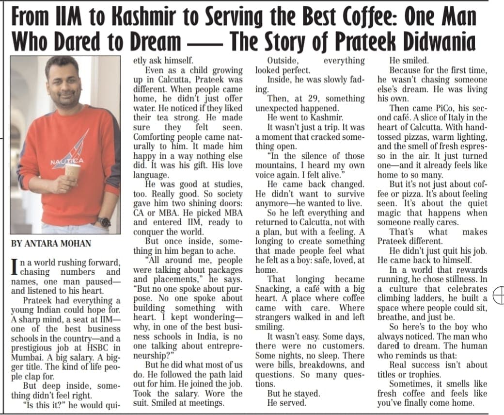 Serving the Best Coffee